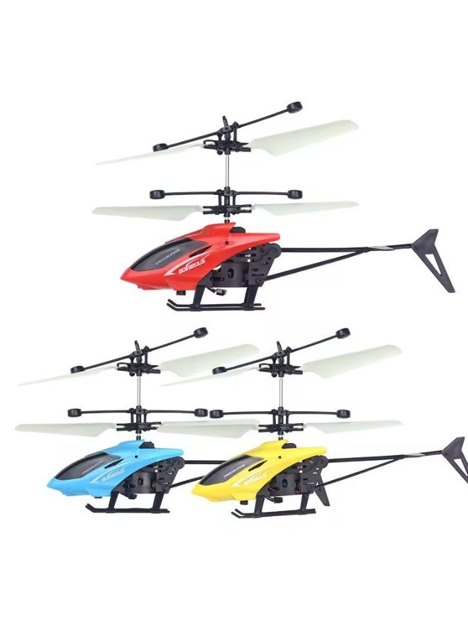 Flying Mini Rc Infraed Induction Helicopter Aircraft Flashing Light Toys For Kid - Image 5